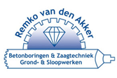 Remko van den Akker – Betonboringen & Zaagtechniek Grond-& Sloopwerken Logo